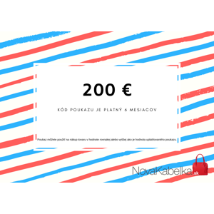 Darčekový poukaz v hodnote 200 €