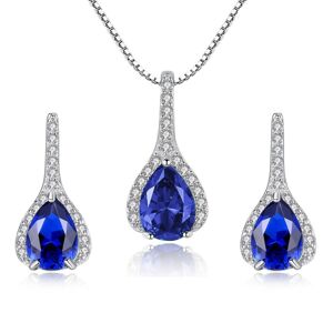Linda's Jewelry Zvýhodnená sada šperkov Rýdzi Modrá Ag 925/1000 IS081