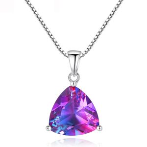 Linda's Jewelry Strieborný náhrdelník Aurora Trillion Ag 925/1000 INH176