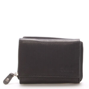 Kožená čierna peňaženka - Delami 8230