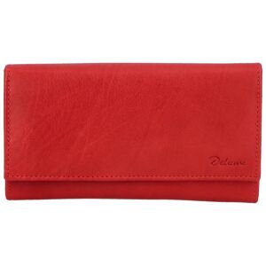 Dámska kožená peňaženka červená - Delami Otilia