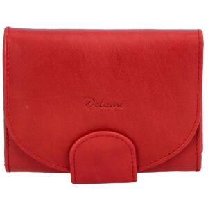 Dámska kožená peňaženka červená - Delami Erlene