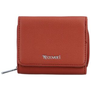Trendy dámska malá peňaženka tehlovo červená - Coveri Carris