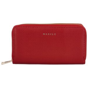Dámska veľká peňaženka červená - MaxFly Irsena
