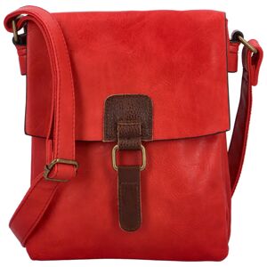 Dámska crossbody kabelka červená - Paolo bags Oresta