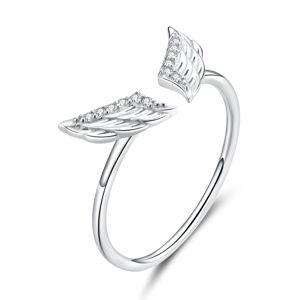 Linda's Jewelry Strieborný prsteň Anjelská Krídla Ag 925/1000 IPR067 Veľkosť: Univerzálna