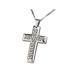 Linda's Jewelry Náhrdelník kríž Antique Cross chirurgická oceľ INH061-70 Dĺžka: 75 cm