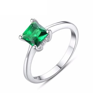 Linda's Jewelry Strieborný prsteň Zelený Esmara Ag 925/1000 IPR100-9 Veľkosť: 52