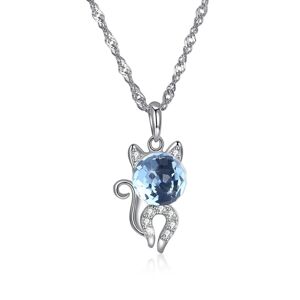 Linda's Jewelry Strieborný náhrdelník Love Cat Ag 925/1000 INH029