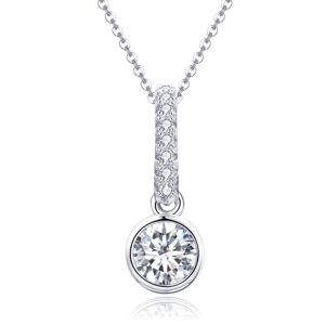 Linda's Jewelry Strieborný náhrdelník so zirkónmi Shiny Eye Ag 925/1000 INH043