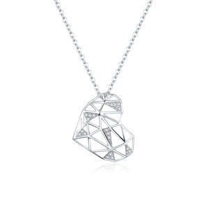 Linda's Jewelry Strieborný náhrdelník Crazy Love Ag 925/1000 INH074