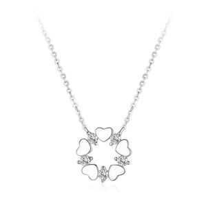 Linda's Jewelry Strieborný náhrdelník Venček Lásky Ag 925/1000 INH075