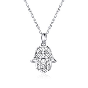 Linda's Jewelry Strieborný náhrdelník Ruka Fatimy Ag 925/1000 INH118