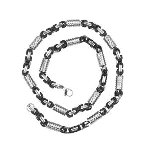 Sam's Artisans Pánsky náhrdelník Piston Black chirurgická oceľ INHM011