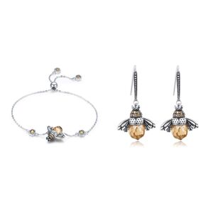 Linda's Jewelry Zvýhodnená sada šperkov Včelí Kráľovná Ag 925/1000 IS060