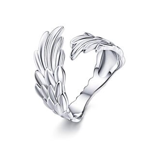 Linda's Jewelry Strieborný prsteň Nebeské Krídla IPR103 Veľkosť: Univerzálna