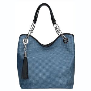 Dámska kožená kabelka Facebag Sofia - modrá