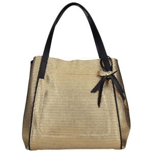 Dámska kožená kabelka Ripani Maya - zlatá