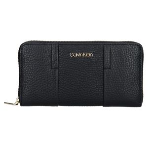 Dámska kožená peňaženka Calvin Klein Alessia - čierna