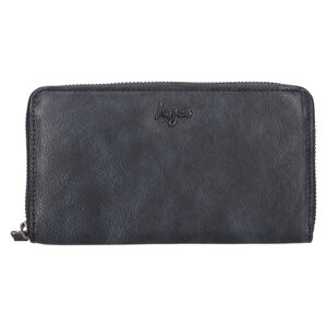 Dámska kožená peňaženka Lagen Amica - šedo-čierna