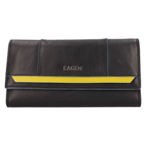 Dámska kožená peňaženka Lagen Vibeke - čierna
