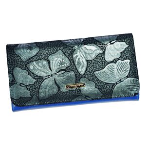 Dámská kožená peněženka Lorenti Nicol - modro-stříbrná