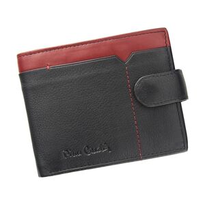Pánska kožená peňaženka Pierre Cardin Urán - čierno-červená