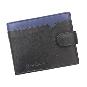 Pánska kožená peňaženka Pierre Cardin Urán - čierno-modrá
