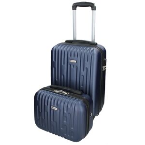Sada dvoch cestovných kufrov Airtex Worldline Kugas - modrá